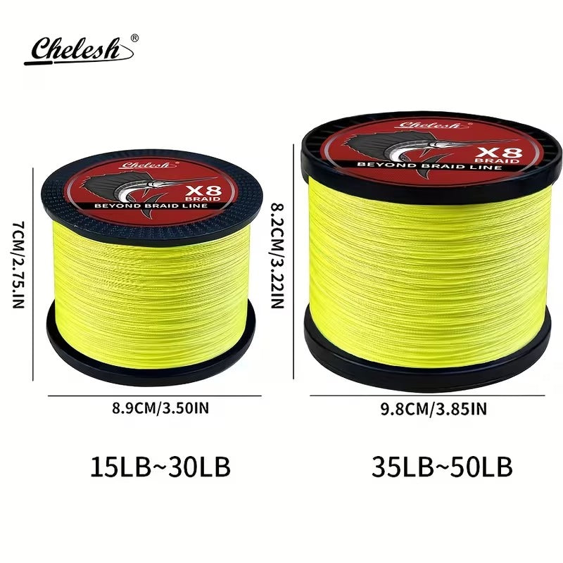 2000yds 8 strand braided pe fishing stretch smooth